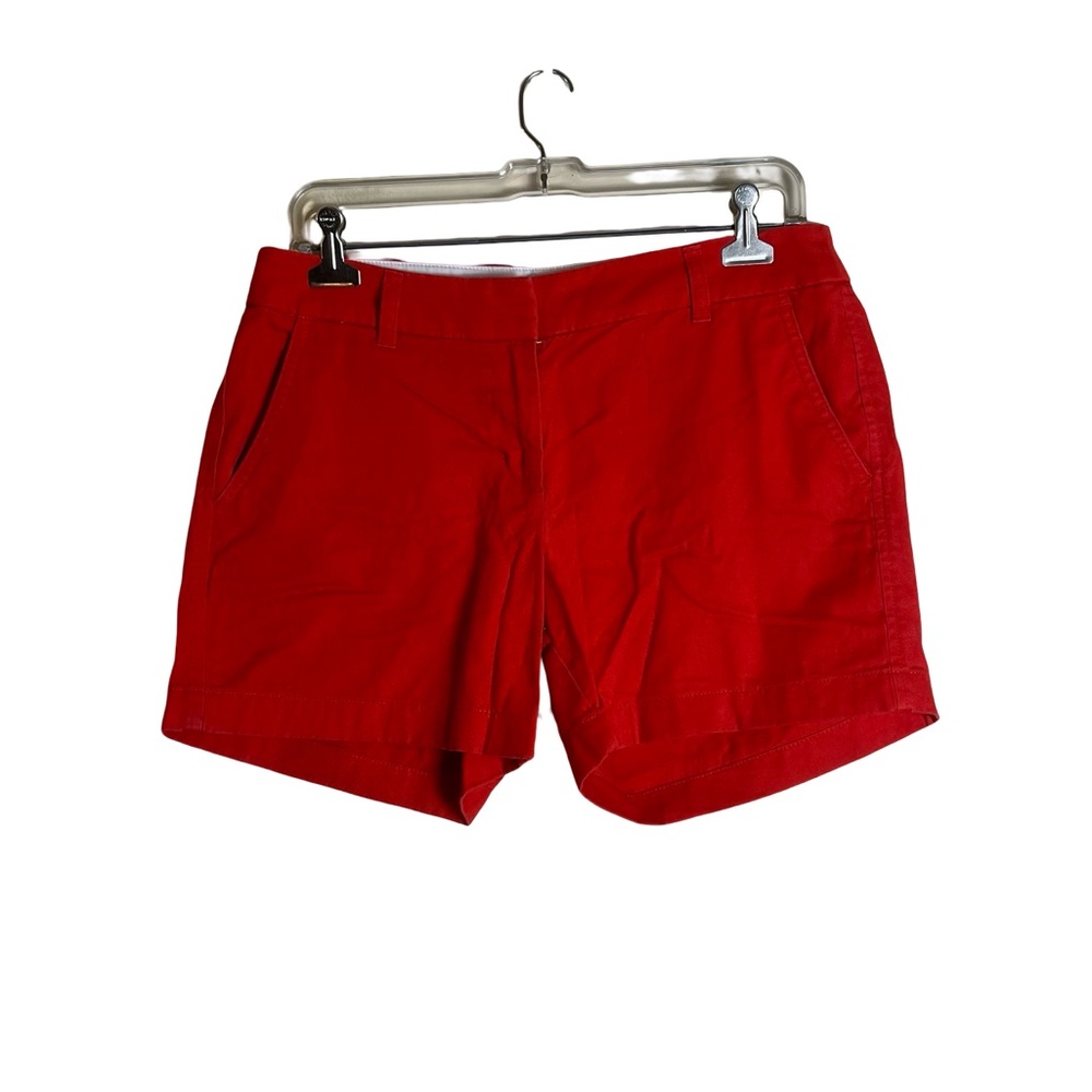 J. Crew 100% cotton red short. Size 6